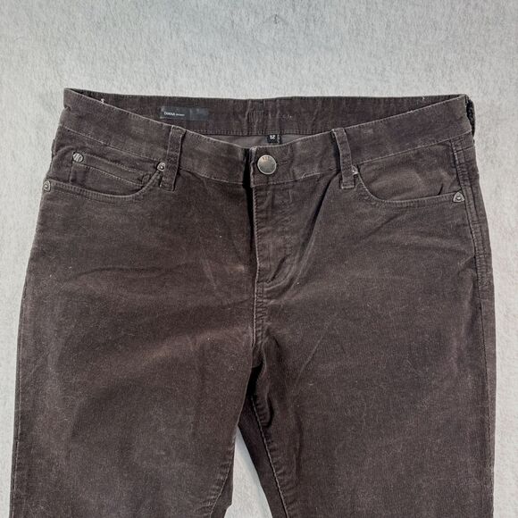 KUT From the Kloth High Rise Diana Corduroy Pants Jeans Women's Size 12 Brown - Picture 3 of 10